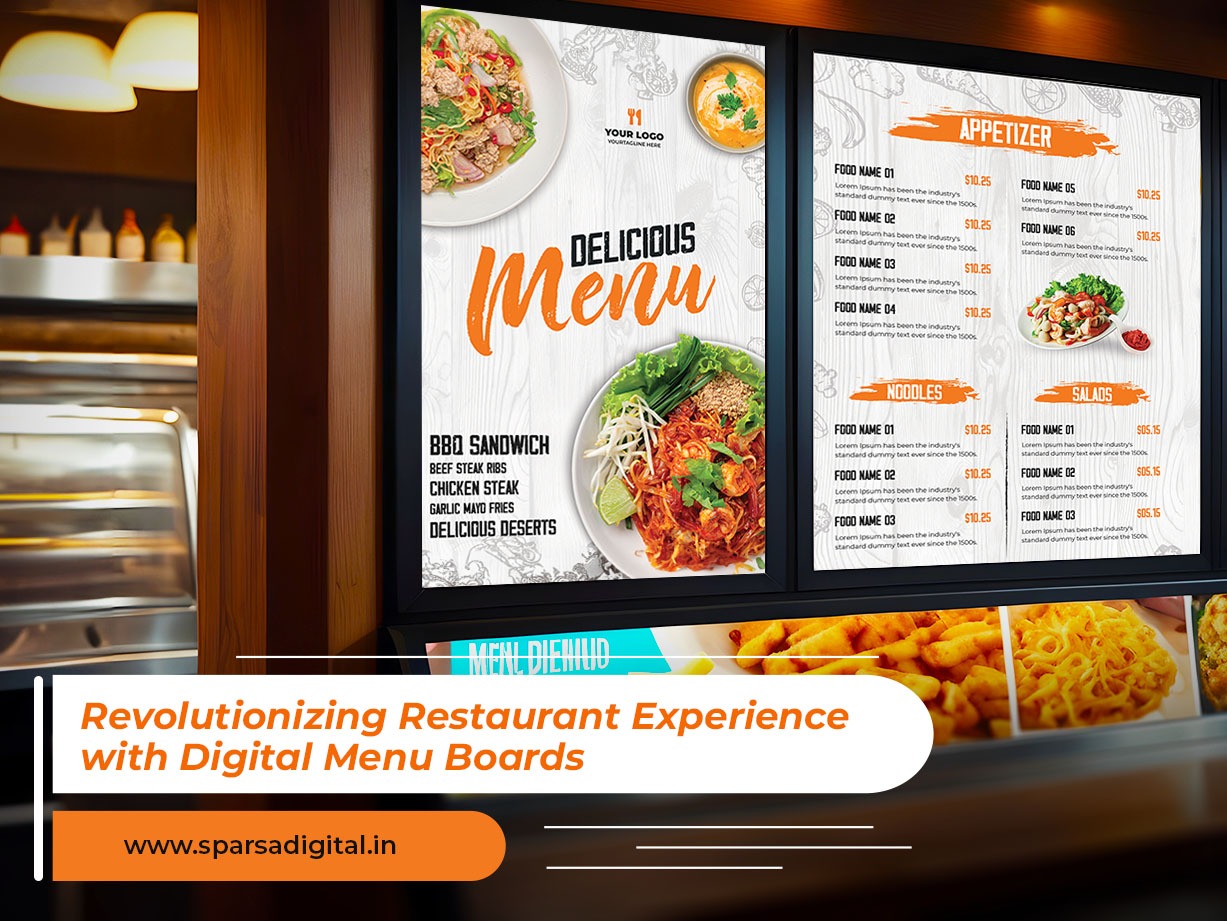 Digital Menu boards 